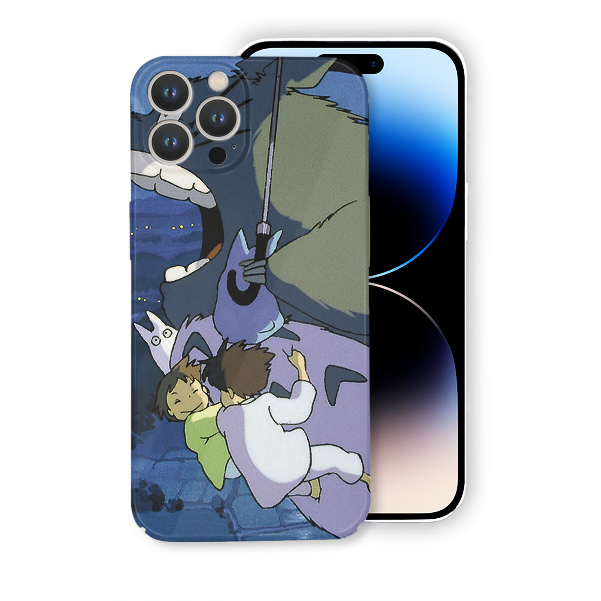 （画像用） となりのトトロ 草壁メイ 草壁サツキ My Neighbor Totoro Satsuki Kusakabe Mei Kusakabe 【iPhone 14シリーズ対応】ハードケース